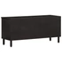 Kép 5/10 - Fekete tömör mangófa TV-szekrény 100 x 33 x 46 cm