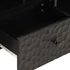 Kép 7/10 - Fekete tömör mangófa TV-szekrény 100 x 33 x 46 cm