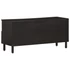 Kép 5/10 - Fekete tömör mangófa TV-szekrény 100 x 33 x 46 cm