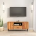 Kép 3/11 - Tömör akácfa TV-szekrény 105 x 33 x 46 cm