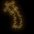 Kép 3/10 - Karácsonyi hullócsillag fénydekoráció cövekkel 80 LED 62 cm
