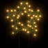 Kép 5/11 - Karácsonyi csillag fénydekoráció 3 cövekkel 50 LED 29 cm