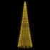 Kép 3/11 - Meleg fehér LED karácsonyfa zászlórúdra 1534 LED 500 cm