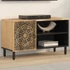 Kép 1/11 - Tömör mangófa TV-szekrény 80 x 31 x 46 cm