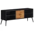Kép 1/11 - Tömör újrahasznosított tíkfa TV-szekrény 112 x 31 x 45 cm