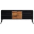 Kép 3/11 - Tömör újrahasznosított tíkfa TV-szekrény 112 x 31 x 45 cm