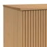 Kép 11/11 - OLDEN szürke és barna tömör fenyőfa TV-szekrény 114x43x57 cm