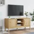 Kép 3/11 - FLORO viaszbarna tömör fenyőfa TV-szekrény 114 x 43 x 55 cm