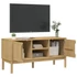 Kép 4/11 - FLORO viaszbarna tömör fenyőfa TV-szekrény 114 x 43 x 55 cm
