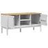Kép 8/11 - FLORO fehér tömör fenyőfa TV-szekrény 114 x 43 x 55 cm