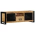 Kép 11/11 - TV szekrény 100x30x35 cm tömör durva fa Mango