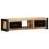 Kép 1/11 - TV szekrény 100x30x25 cm tömör durva fa Mango