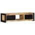 Kép 11/11 - TV szekrény 100x30x25 cm tömör durva fa Mango