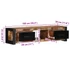 Kép 11/11 - TV szekrény 100x30x25 cm tömörfa, újrahasznosított fa