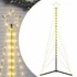 Kép 2/11 - Meleg fehér LED karácsonyfa 363 LED 182 cm