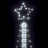 Kép 10/11 - Hideg fehér LED karácsonyfa 525 LED 302 cm