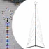 Kép 2/11 - Színes LED karácsonyfa 525 LED 302 cm
