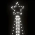 Kép 10/11 - Hideg fehér LED karácsonyfa 861 LED 478 cm