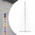 Kép 2/11 - Színes LED karácsonyfa 789 LED 476 cm