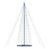 Kép 6/11 - Kék LED karácsonyfa 1534 LED 503 cm