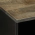 Kép 6/11 - Fekete tömör mangófa TV-szekrény 100 x 33 x 46 cm
