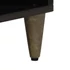 Kép 8/11 - Fekete tömör mangófa TV-szekrény 100 x 33 x 46 cm