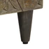 Kép 8/11 - Fekete tömör mangófa TV-szekrény 80 x 33 x 46 cm