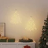 Kép 5/11 - 2 db meleg fehér karácsonyi fények karácsonyfa sziluett 50 LED
