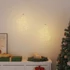 Kép 5/11 - 2 db meleg fehér karácsonyi fények hóember sziluett 35 LED