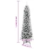 Kép 8/8 - PVC és polietilén műkarácsonyfa pelyhes hóval 240 cm