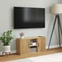 Kép 3/11 - ODDA tömörfa fenyőfa TV szekrény 79x24x40 cm