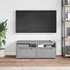 Kép 3/11 - VISNES betonszürke szerelt fa TV-szekrény 100x40x38 cm