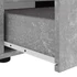 Kép 10/11 - VISNES betonszürke szerelt fa TV-szekrény 100x40x38 cm