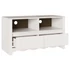 Kép 2/8 - TV Szekrény "DRAMMEN" Fehér 99x43x55 cm Tömbfa Fenyő