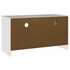 Kép 3/8 - TV Szekrény "DRAMMEN" Fehér 99x43x55 cm Tömbfa Fenyő