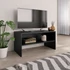 Kép 1/6 - Fekete szerelt fa TV-szekrény 80 x 40 x 40 cm