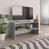 Kép 1/6 - Szürke szerelt fa TV-szekrény 80 x 40 x 40 cm