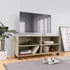 Kép 1/6 - Sonoma színű szerelt fa TV-szekrény görgőkkel 90 x 35 x 35 cm
