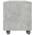 Kép 5/6 - Betonszürke szerelt fa TV-szekrény görgőkkel 90 x 35 x 35 cm