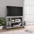 Kép 1/6 - Betonszürke szerelt fa TV-szekrény görgőkkel 80 x 40 x 45 cm