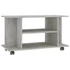Kép 2/6 - Betonszürke szerelt fa TV-szekrény görgőkkel 80 x 40 x 45 cm