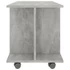 Kép 5/6 - Betonszürke szerelt fa TV-szekrény görgőkkel 80 x 40 x 45 cm