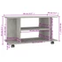 Kép 6/6 - Betonszürke szerelt fa TV-szekrény görgőkkel 80 x 40 x 45 cm