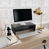 Kép 1/6 - Fekete szerelt fa monitorállvány 42 x 24 x 13 cm