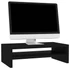 Kép 3/6 - Fekete szerelt fa monitorállvány 42 x 24 x 13 cm
