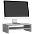 Kép 3/7 - Betonszürke szerelt fa monitorállvány 42 x 24 x 13 cm