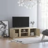 Kép 1/9 - Sonoma tölgy színű szerelt fa TV-szekrény 120 x 34 x 37 cm