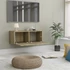 Kép 3/9 - Sonoma tölgy szerelt fa TV-szekrény 80 x 30 x 30 cm