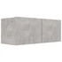 Kép 2/9 - Betonszürke szerelt fa TV-szekrény 80 x 30 x 30 cm
