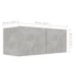 Kép 9/9 - Betonszürke szerelt fa TV-szekrény 80 x 30 x 30 cm